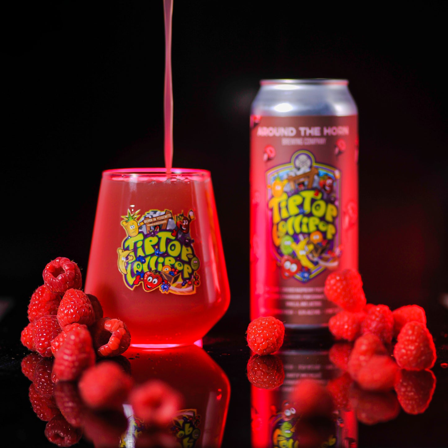 Tip Top Lollipop: Chocolate Covered Raspberry (6% ABV)
